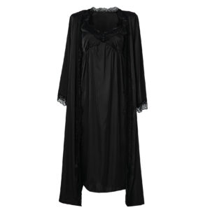 Lingerie Satin Black Elegance