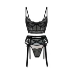 Obsession 3-Piece Lace Lingerie Set
