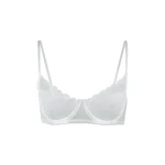 Lace & Satin Underwired Balconette Bra