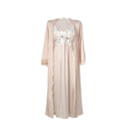 Satin Nightgown & Robe Set - Pink