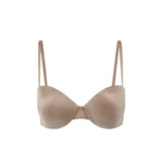 Invisible Sculpt Seamless Push-Up Bra - Beige / Black