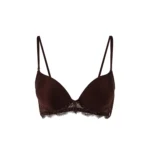 Burgundy Lace Push-up Bra