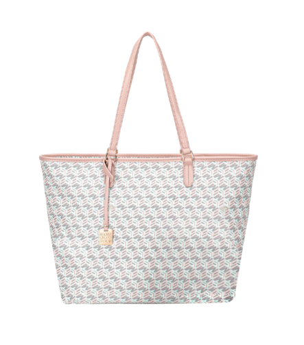 Maria Grazia Severi – Monogram Tote & Crossbody Set - Pink