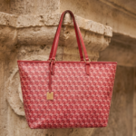 Maria Grazia Severi – Monogram Tote & Crossbody Set - Red